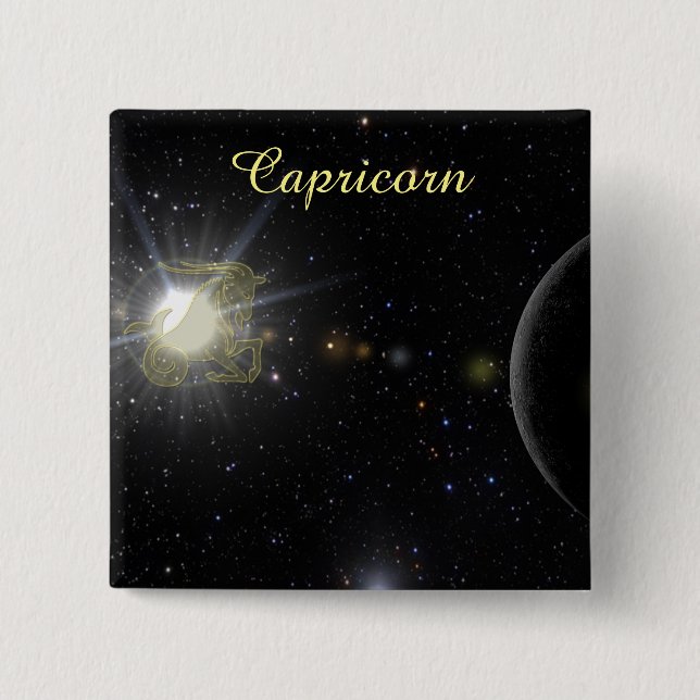 Ljus Capricorn Knapp (Framsida)