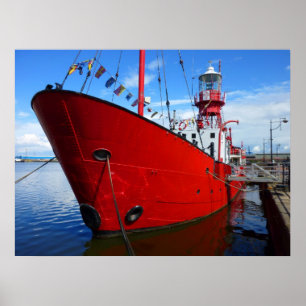 Ljus, Cardiff Bay, Cardiff, Wales Poster