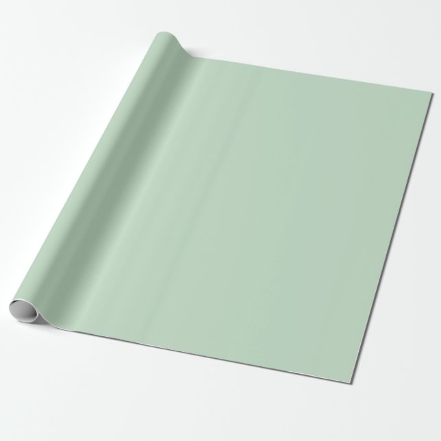 Ljus Celadongrön Presentpapper (Utrullad)
