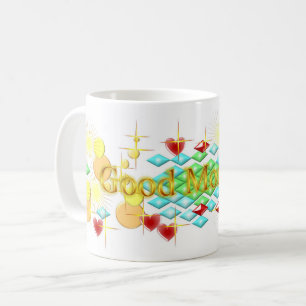 Ljus, Cheerful och Lycklig Day Bra God morgon Kaffemugg