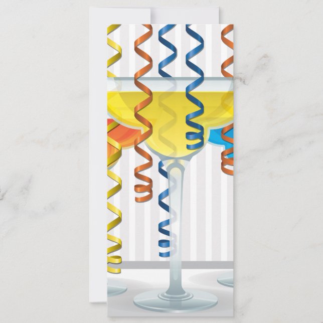 Ljus cocktail och ribbon (Framsida)