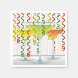 Ljus cocktail och ribbon pappersservett