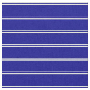Ljus cyan och Mörk blått stripe/lind Mönster Tyg