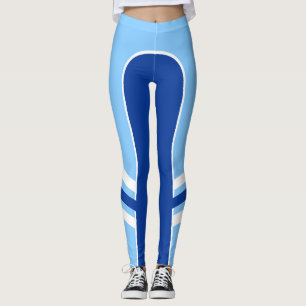 Ljus damasker 2 för färgsidomusikband leggings