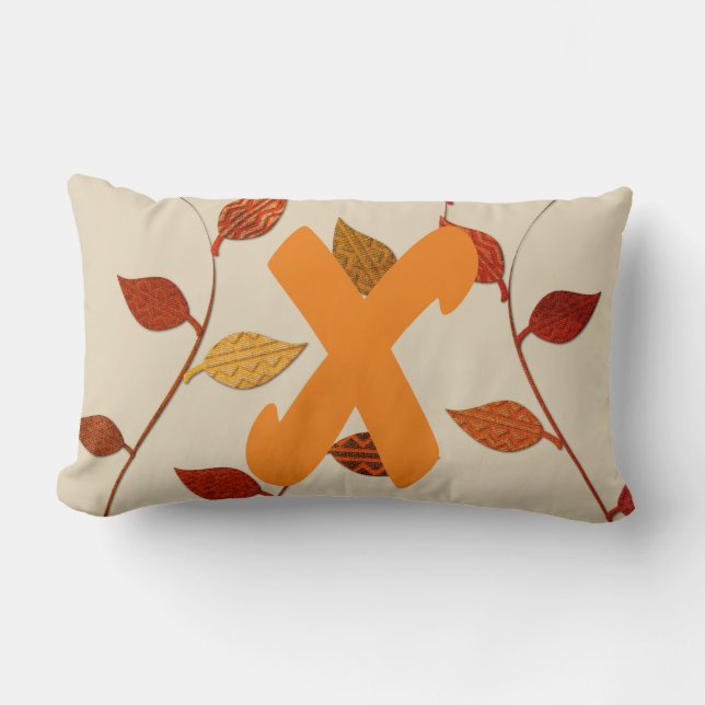 Ljus Decorative Löv Pillow Lumbarkudde (Framsida)