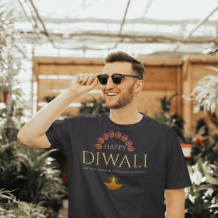 Ljus Diwali Hindu-festivalen T Shirt
