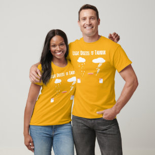 Ljus duggregn * åska t shirt