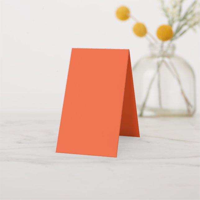 Ljus enfärgad orange bakgrund  lojalitetskort (Baksida)