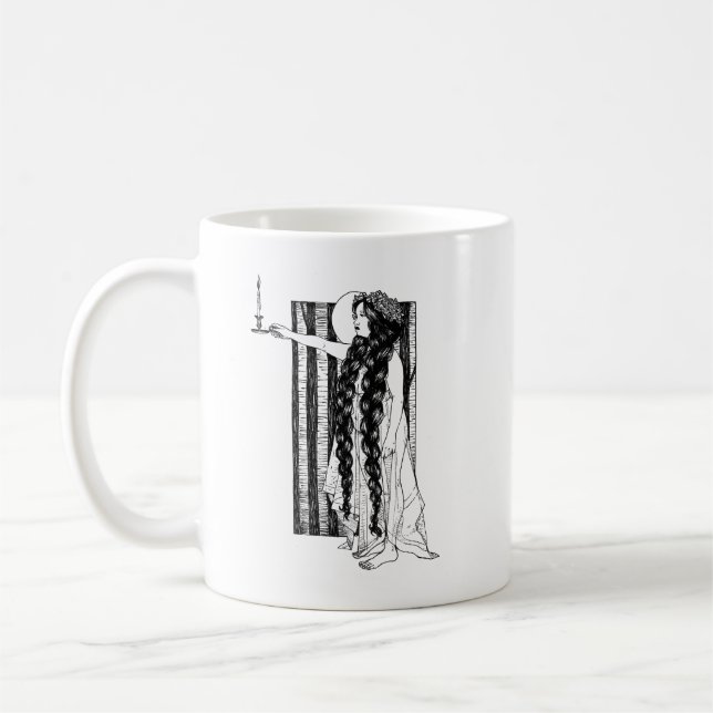 Ljus ett ljus kaffemugg (Vänster)