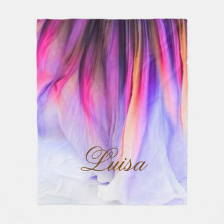 Ljus fantasi fleecefilt