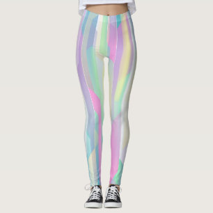 ljus färgadabstrakt leggings