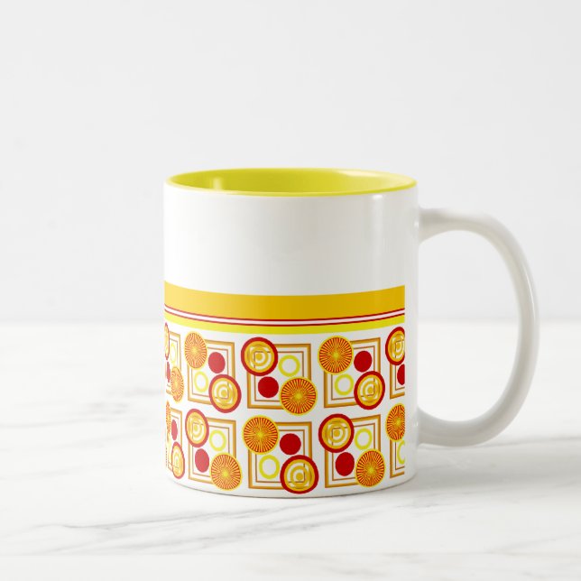 Ljus färgmugg Två-Tonad mugg (Höger)