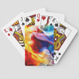 Ljus färgrik mönster casinokort