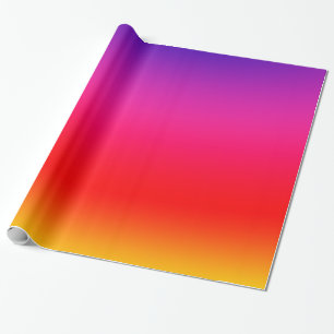 Ljus färgrik neonlutning presentpapper