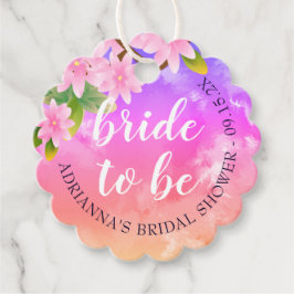 Ljus, färgrik, rolig "Brud att bli" Bröllopsfest  Gåvor Etiketter