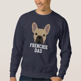 Ljus Fawn Fransk Bulldog Hund Pappa Lång Ärmad Tröja