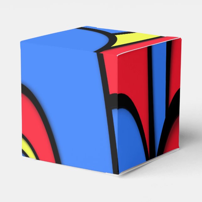 Ljus festlig färg presentaskar (Baksidan Sidan)