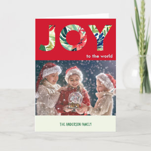 Ljus Festlig Glädje För Världen God Jul Helgkort
