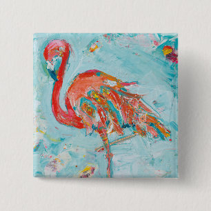 Ljus Flamingo Knapp