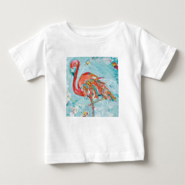 Ljus Flamingo Tröja (Framsida)