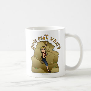 Ljus flicka i Sten Kaffemugg