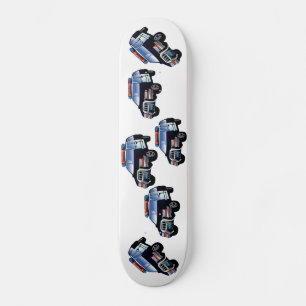 Ljus för akut för polisbilTrooper Old School Skateboard Bräda 18 Cm