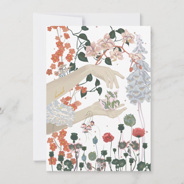 Ljus för Händer Kort (Framsida)