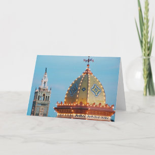 Ljus för Kansas City klubbhusPlaza Helgkort