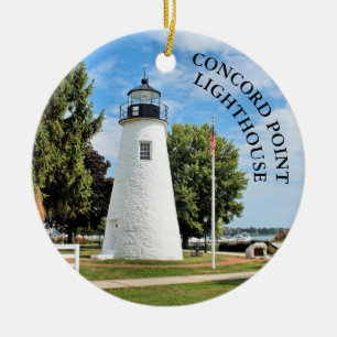 Ljus för koncord-punkt, Maryland-ornament Julgransprydnad Keramik