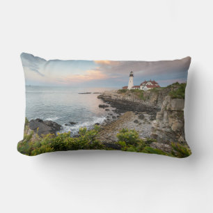 Ljus för Portland Head Cape Elizabeth, ME Lumbarkudde