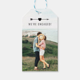 Ljus foto | Meddelande om Förlovning | Märkre av g Presentetikett