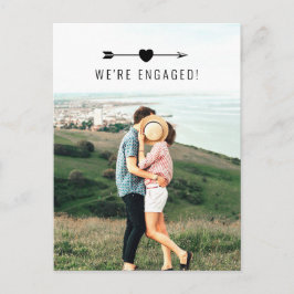 Ljus foto | Meddelande om Förlovning | vykort