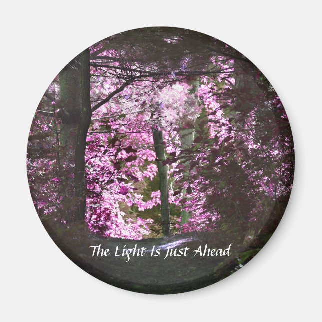 Ljus framför Väg inspirationsmagnet Magnet (Framsidan)