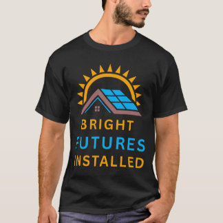 Ljus framtid installerad t shirt