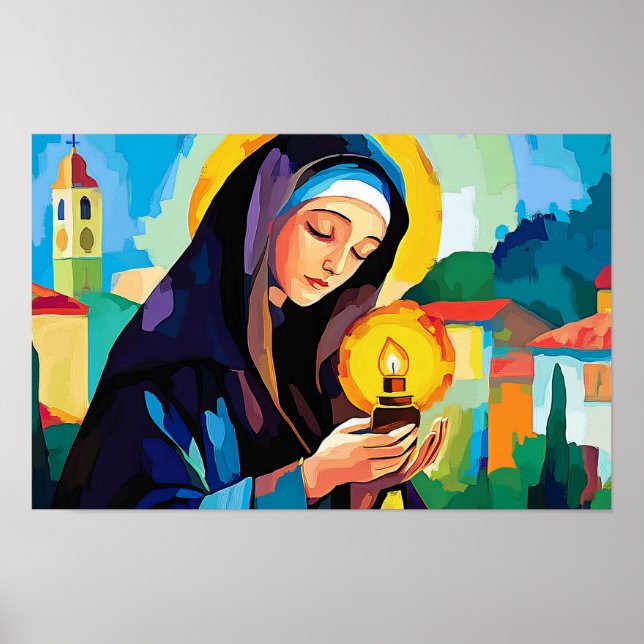 Ljus från Assisi Poster (Framsidan)