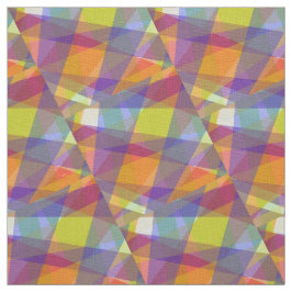 Ljus geometrisk - Elfenbensfärgad linnetyg Tyg