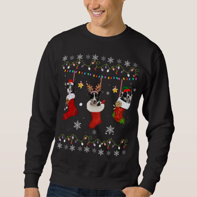 Ljus Gift Do Lång Ärmad Tröja (Framsida)