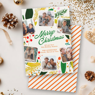 Ljus & Glad Modern God Jul Julkort