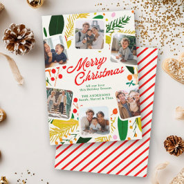 Ljus & Glad Modern God Jul Julkort
