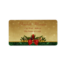 ljus,Gräs Träd,Röda bladet Helgdag Adressetikett