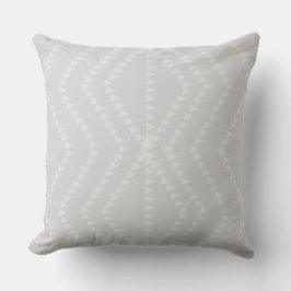 Ljus Grått Vita geometriska pilar Pillow Kudde
