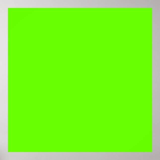 Ljus grönt (solid färg) poster (Framsidan)