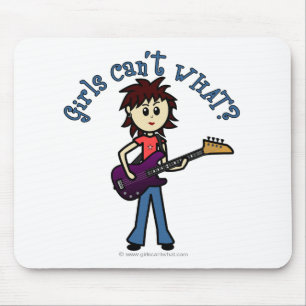 Ljus guitar flicka musmatta