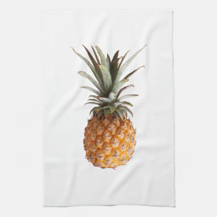 Ljus gul grön välsmakande ananas mönster kökshandduk