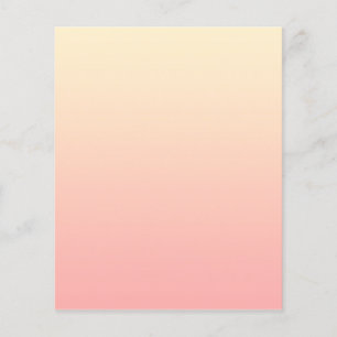 Ljus gul och rosa gradient flygblad