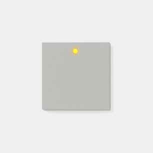 Ljus gul sol som Posta-det noterar Post-it Block