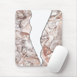 LJUS GULD MARBLE AGATE SILVER GLITTER GLAM MUSMATTA