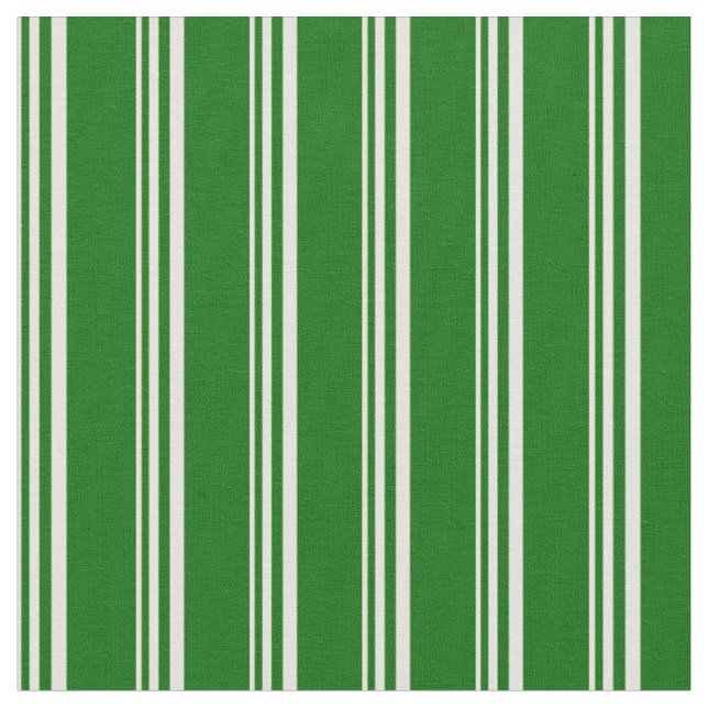 Ljus Gult och Mörk grönt stripe Mönster Tyg (Närbild)
