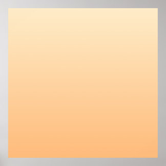 Ljus Gult och Orange Färg-övertoning Poster