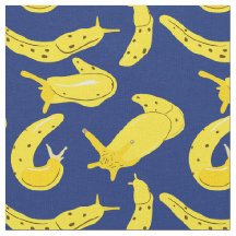 Ljus Gult, Royal Blue Banana Slugs Illustrated